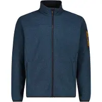 CMP Funktionsjacke "Strickjacke", Herren, Gr. 58, blau (blau, grau), Obermaterial: 100% Polyester PES., Jacken Funktionsjacke