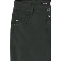 Cecil Stoffhose , Damen, Gr. 29, Länge 28, faded olive, Web, Obermaterial: 97% Baumwolle, 3% Elasthan. Futter: 100% Baumwolle, unifarben, lang, Hosen Stoffhose
