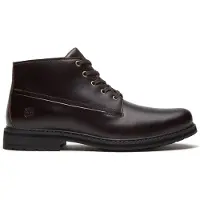 Timberland für Herren. TB0A5SRXW011 Braune Chukka Stormbucks Lederstiefeletten (39), Wohnung, Schnürsenkel, Lässig