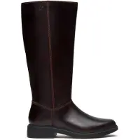 Timberland für Damen. TB0A5T6PW011 Braune Stormbucks-Lederstiefel (38 W), Wohnung, Reißverschluss, Lässig