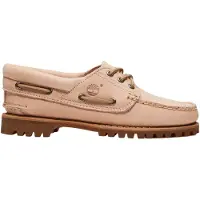 Timberland für Damen. TB0A2GNVA8M1 Authentic-Leder-Bootsschuhe in Rosa (39 W), Wohnung, Schnürsenkel, Lässig