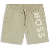BOSS für Herren. 50514502 Badehose Octopus beige (XL), Strandbekleidung, Polyamid