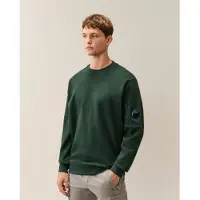 C.P. Company für Herren. 21CMSS713A005086W Sweatshirt Crew Lens grün (L), Lässig, Baumwolle