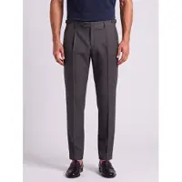 Berwich für Herren. bn7000x Retrolong Hose grau (54), Lässig, Klassisch, Polyester