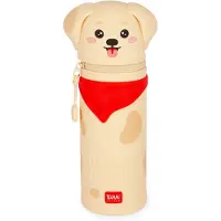 Legami - Kawaii 2-in-1 Schulfach aus weichem Silikon, Golden