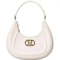 Marc Ellis Damenhandtasche von , aus Polyurethan, beige mit goldenen Akzenten, mit verstellbarem Schultergurt