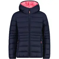 CMP - Girl's Down Jacket Fix Hood Taffeta - Kunstfaserjacke Gr 110 blau