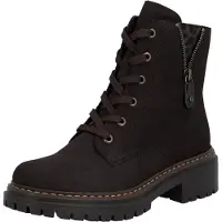 Rieker Winterstiefel "Stiefelette" Gr. 40, braun, 40, Obermaterial: 50% Rindsleder Leather cow. 50% Lammleder LEL., Schuhe, Winterstiefel