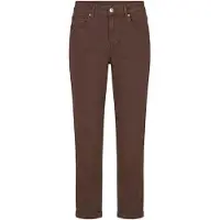 Betty Barclay Relaxhose "Basic-Jeans mit Waschung", Damen, Gr. 36, EURO, braun (muskat), Obermaterial: 56% Baumwolle CO. 30% Viskose CV. 12% Polyester PES. 2% Elasthan EL., Hosen Relaxhose