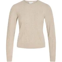Vila Vikerry Rundhals Strickpullover
