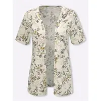 Sieh an! Shirtjacke in champagner-bedruckt | Gr.: 42