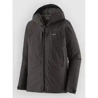 Patagonia - Insulated Boulder Fork Rain Jacket - Regenjacke Gr XXL grau/schwarz