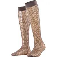 Falke Miss Ribbon Damen Kniestrümpfe iron (3274) 39-42
