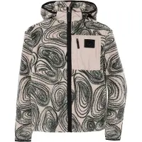 Didriksons - Kid's Joule Printed Full-Zip - Fleecejacke Gr 120 grau