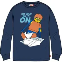 LEGO kidswear LWTAJ 719 - T-shirt Long Sleeve dark blue (577) 128