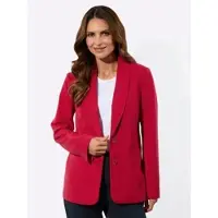 Witt Blusenblazer "Anzug-Blazer Blazer mit Schulterpolstern", Damen, Gr. 44, rot, Elegant, Blazer Blusenblazer