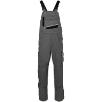 Kübler ICONIQ cotton Latzhose anthrazit/schwarz 66 - 3140 1301-9799-66 - anthrazit/schwarz