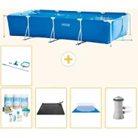 Intex Rechteckiger Frame Pool - 450x220x84 cm - 6-teilig S20843