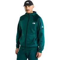 The North Face - Mountain Athletics Full Zip Fleece 2.0 - Fleecejacke Gr S grün/blau