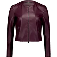 Vera Mont Blazer-Jacke mit Reißverschluss in Strong Aubergine | Gr.: 36