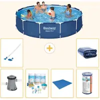 Bestway Steel Pro Rund - 396x84 cm - 7-teilig S21620