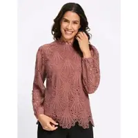Witt Weiden Spitzen-Bluse in rosenholz | Gr.: 40