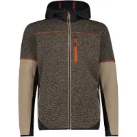CMP - Jacket Fix Hood 36H2437 - Fleecejacke Gr 50 braun