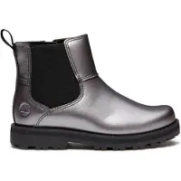 Timberland Kids Mid Chelsea Boot silver f grain 13