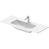Duravit ME by Starck Möbelwaschtisch, mit Überlauf, 1 Hahnloch, 1230mm, 233612AC00