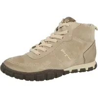 Paul green Damen Schnürboots Beige Leder & Textil Größe: 37