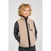 Reima Tupas Fleeceweste, Earthy Beige, 140