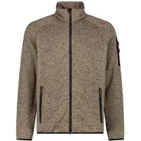 CMP - Jacket Jacquard Knitted 3H60747N - Fleecejacke Gr 48 braun