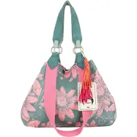 Fritzi aus Preußen Shopper Schultertasche Fritzi x Frida Kahlo Izzy Medium Limited Limited Bloom Green grün