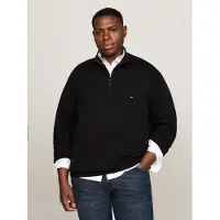 Tommy Hilfiger Big & Tall Troyer "BT-PIMA ORG CTN CASHMERE ZMOCK-B" Große Größen