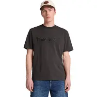 Timberland Mens Short Sleeve Embroidered Tee vintage black L