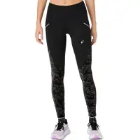 Asics - Women's Road Lite-Show Tight - Lauftights Gr L schwarz