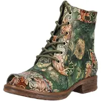 LAURA VITA Stiefelette Stiefelette Leder/Textil
