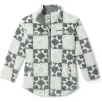 Columbia Girls' West Bend Printed Fleece Jacket tea light cozy quilt (309) S