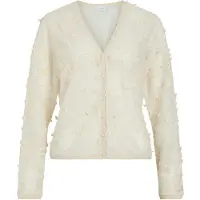 Vila Vijulietta V-ausschnitt Strickjacke