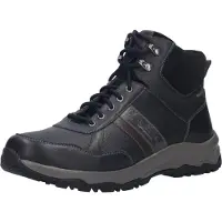 Josef seibel Stiefelette "Leroy 59, schwarz-kombi", Herren, Gr. 47, schwarz (schwarz, kombi), Obermaterial: 100% Rindsleder Leather cow., Schuhe Stiefelette