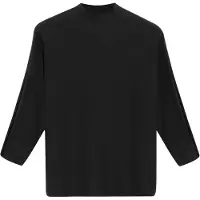 Comma Stehkragenpullover , Damen, Gr. 40, schwarz, Strick, Obermaterial: 80% Viskose, 20% Polyamid, normal normal, ohne Ausschnitt, Pullover Stehkragenpullover, 3/4 Ärmel, Viskosemix