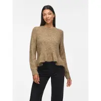 Vila Vibows Rundhals Strickpullover