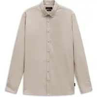 Bugatti Langarmhemd "Modern Fit", Herren, Gr. 3XL, Normalgrößen, beige (40, beige), 100% Baumwolle, unifarben, normal, Hemden Langarmhemd, Modern Fit Oxford Button-Down Baumwolle