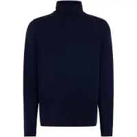 Pierre Cardin T-Shirt "T-Shirt", Herren, Gr. XXL, blau (salute), Obermaterial: 95% Baumwolle CO. 5% Elasthan EL., uni, regular fit, Shirts T-Shirt, Mit Rollkragen