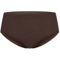 Schiesser Panty "Invisible Cotton", Damen, Gr. 36, 330, deep braun, Single Jersey, Obermaterial: 50% Baumwolle, 40% Polyamid, 10% Elasthan, Unterhosen Panty