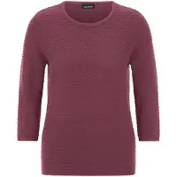 Goldner "Halbarm Baumwollpullover mit Struktur" Rundhalsausschnitt