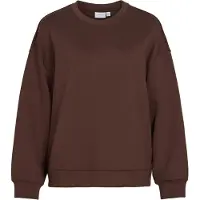 Vila Vicatora Rundhals Langärmeliges Sweatshirt