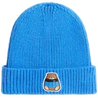The North Face Kids TNF Logo Box Cuffed Beanie active blue/nuptse bear (YHE) OS