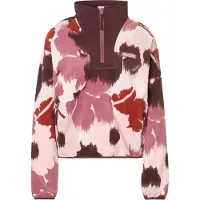 Columbia - Fleece mit Print und halbem Reißverschluss - Sequoia Grove II Printed Half Zip Antique Mauve Ikatbloom für Damen - Größe L - Violett