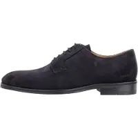 JOOP! Schnürschuh JOOP "velluto misto kleitos lace up yd4", Herren, Gr. 44, blau (schwarz navy), Veloursleder, Schuhe Schnürschuh, Businessschuh, Abendschuh, Festtagsschuh mit Blockabsatz